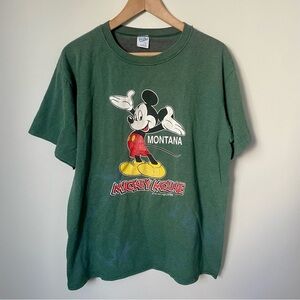 Vintage Disney Mickey Mouse Velva Sheen Single Stitch Made in USA T Shirt Large